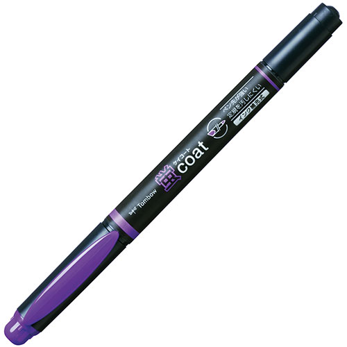 【20本セット】 トンボ鉛筆 蛍光マーカー 蛍コート むらさき Tombow-WA-TC97X20