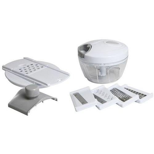 パール金属 Simplice チョッパー&おろし・スライサー・千切りセット C-1065