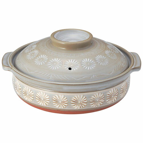 三陶 銀峯花三島9号深鍋 ガス火専用 MMT10913