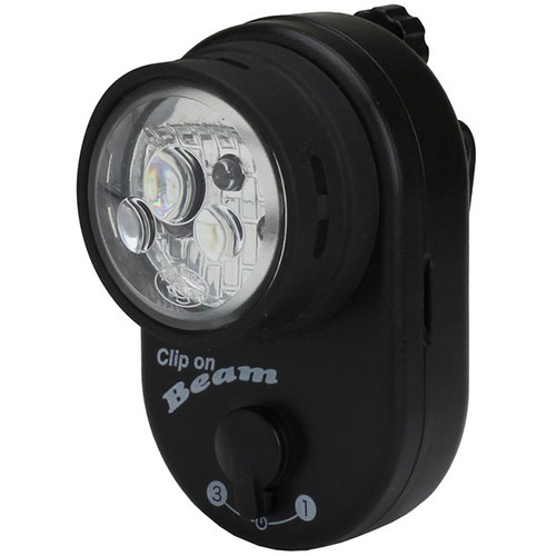 前カゴクリップで簡単装着 ●特徴 ・明るさ3灯 14ルーメン ・連続点灯(3灯)約200時間50ルクス、 連続点滅(1灯)約700時間23ルクス。 (国産アルカリ乾電池使用) ・単4形電池×3個使用。(別売) ・防水性能 IPX3 ●商品説明 光がカゴや荷物に邪魔されずに使用出来るサイクルライトです。 クリップで簡単装着、ネジで固定出来るので安心です。(細かい網目のカゴなどは、ネジが使えない場合があります)高輝度白色LED3灯で、電池寿命は連続点灯(3灯)約200時間50ルクス、 連続点滅(1灯)約700時間23ルクス。 ハンドルホルダー/ABS樹脂 保証期間 : 1年間 生産国 : 中国 パッケージサイズ : 90×180×85mm パッケージ重量 : 75g