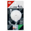 【5セット】 レック レバー式吸盤ツールフックワイド 大 1個入 W H00478X5