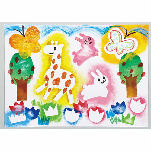 【10セット】 ARTEC かんたんステンシルはんが 8切 ATC20752X10