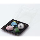 【5セット】 ARTEC 和菓子ケース4個用 10個組 ATC11556X5