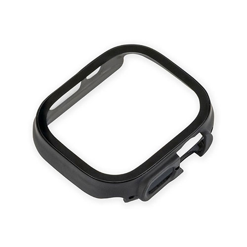 ナカバヤシ Apple Watch 49mmガラス+ケース ブラック SMWC-AW491BK ナカバヤシ Apple Watch 49mmガラス+ケース ブラック SMWC-AW491BK