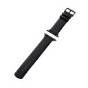 エレコム Apple Watch用ソフトレザーバンド ブラック AW-45BDLBK(2)