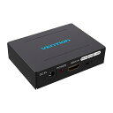 VENTION HDMI Audio 分配器 アルミニウム合金 ブラック AF-2595(2)