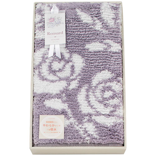 ロンサール 大判バスマット グレー (50×80cm大判バスマット1枚) 9316-084