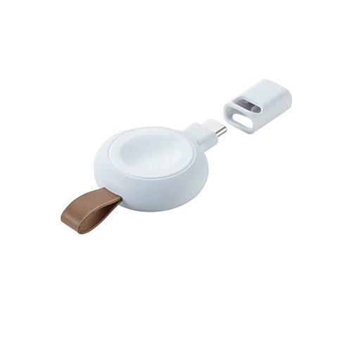 エレコム Apple Watch磁気充電アダプター 高速充電対応 直挿しプラグタイプ USB Type-C ホワイト MPA-AWCDCQWH