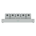 ASAGAO アスモ テーブルパワー充電ステーション モバイルバッテリー5台充電 AS69-5S