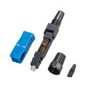 サンワサプライ 光ファイバファストSCコネクタ シングルモード 4セット入 HKB-AC-FSCSM