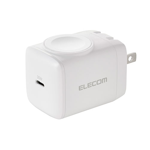 エレコム Apple Watchモジュール付き30W AC充電器(C×1) ホワイト EC-AC9830WH エレコム Apple Watchモジュール付き30W AC充電器(C×1) ホワイト EC-AC9830WH
