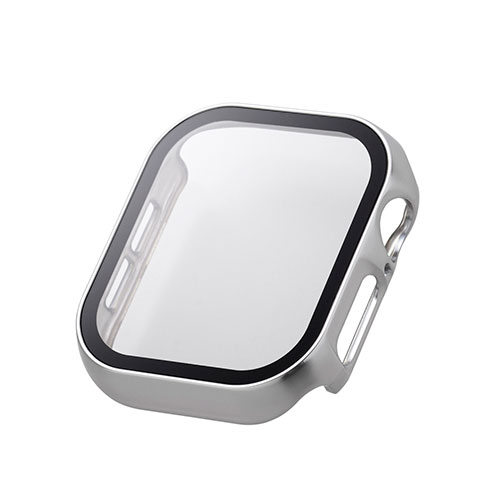 エレコム フルカバーケース Apple Watch Series 10 (42mm) プレミアムガラス 高透明 メタリックシルバー AW-24BFCGPSV エレコム フルカバーケース Apple Watch Series 10 (42mm) プレミアムガラス 高透明 メタリックシルバー AW-24BFCGPSV