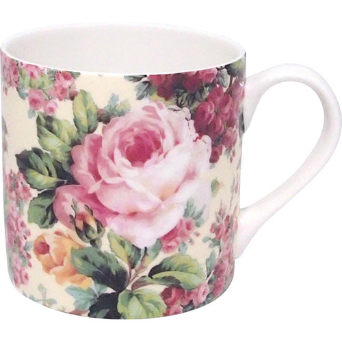 エインズレイ ステッチコール マグ オールドローズ 約φ9×9cm C6094527