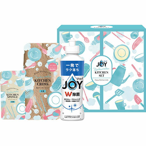 P&G ジョイらくらくキッチンセット 除菌ジョイコンパクト(170ml)・らくらくキッチンスポンジ・らくらく..