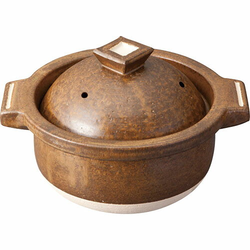 信楽焼 Hangout ごはん鍋(3合用) 24.5×29.5×16.5cm(2L) B1155569