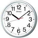 セイコー 電波掛時計 (直径30.5cm厚み4.5cm・プラスチック枠・単3電池1本付) 4045-024