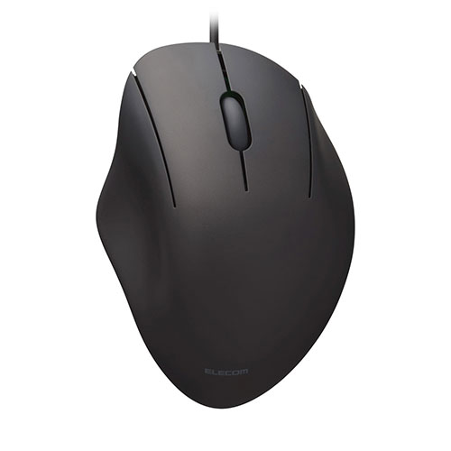 エレコム SHELLPHA USB有線マウス(3ボタン/Sサイズ) ブラック M-SH11UBSKBK