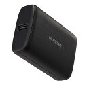 エレコム コンパクトモバイルバッテリー(10000mAh/30W) ブラック DE-C69L-10000BK