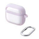 エレコム AirPods (第4世代)用 TOUGH SLIM LITE ケース フレームカラー ラベンダー AVA-AP06TSLFCPU