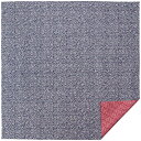 両面染め 京ふろしき 小紋柄 青/赤 (105×105cmふろしき1枚・綿100%) 日本製 4096-021