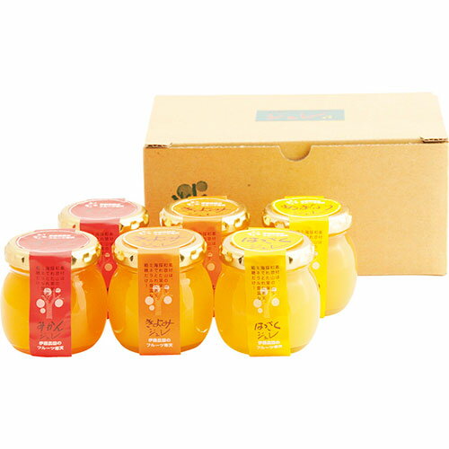 伊藤農園 ピュアフルーツ寒天ジュレ6個セット みかん・きよみ(各90g)×各2、はっさく・あまなつ(各90g)×各1 C6174568