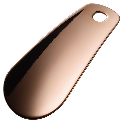 田辺金具 靴ベラ (革無)純銅(ブロンズ)ミラー仕様個箱入 TK-5038