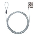 サンワサプライ Surface用セキュリティワイヤー ダイヤル錠タイプ シルバー SLE-48SSFPG