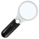 【5セット】 3LED付きルーペ 19×8.3×2.8cm C6040590X5