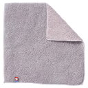 【5枚セット】 DAILY PRAIRIE リバーシブルタオルハンカチ グレージュ タオルハンカチ(約230×230mm) 日本製 22518018X5