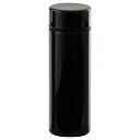 【5本セット】 スリム真空ステンレスボトル220ml 優れた保冷/保温性・約220ml・約φ52×155mm ブラック 22558205X5