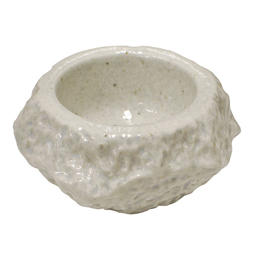 【5個セット】 ヤマコー てまひま工房 岩石薬味入れ フタなし 白 yamaco79448X5