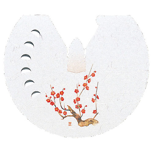 ヤマコー 用美 業務用 雲竜和紙花えぼし 梅 (100枚入) yamaco64572