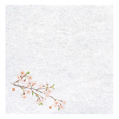 ヤマコー 用美 業務用 新・濡れ奉書紙 桜 (100枚入) yamaco65392