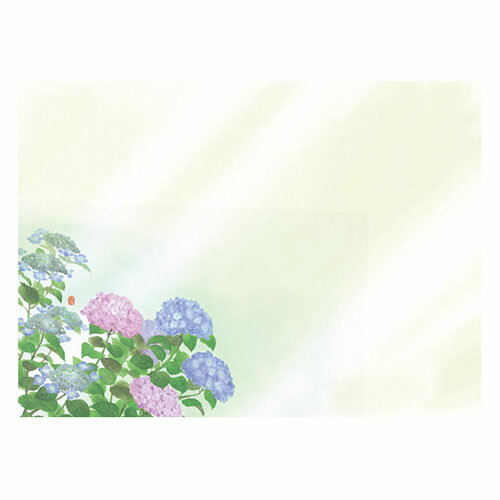 ヤマコー 用美 業務用 尺3四季彩まっと 花雅(はなみやび) 紫陽花 (100枚入) yamaco66454