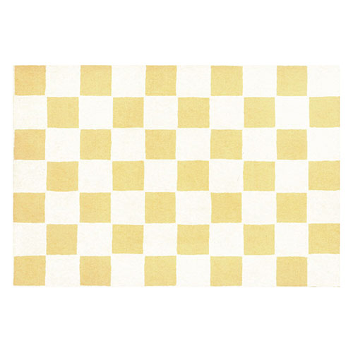 ヤマコー 用美 業務用 尺3市松四季彩まっと からし色 (100枚入) yamaco66693