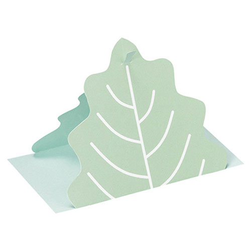 ヤマコー 用美 業務用 この葉おもてな紙飾り わかば (100枚入) yamaco66806