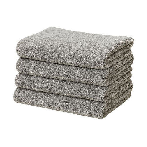 ミニバスタオルサイズ(100×40cm)で、薄手なのにふわふわ&秒速吸水。 一般的な糸の約6倍の吸水力。お肌と髪にやさしい綿100%。 ●素材 : 綿100% ●保証期間 : 90日 ●生産国 : ベトナム