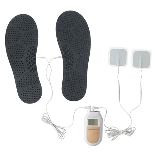 サンコー クセになるほど痛気持ちいい足裏EMS アシピリ フットパッド+EMSパッドで好きな姿勢のまま全身痛気持ちよくなれる ASPR25ABK