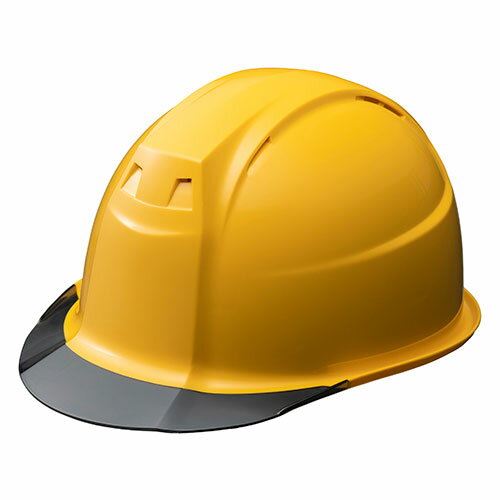 加賀ヘルメット 清涼・軽量・エアアシスト Foタイプ 通気孔有り/スモークバイザー/プラ内装 KGFoIV-1F イエロー 1FO403KGKG0T1F