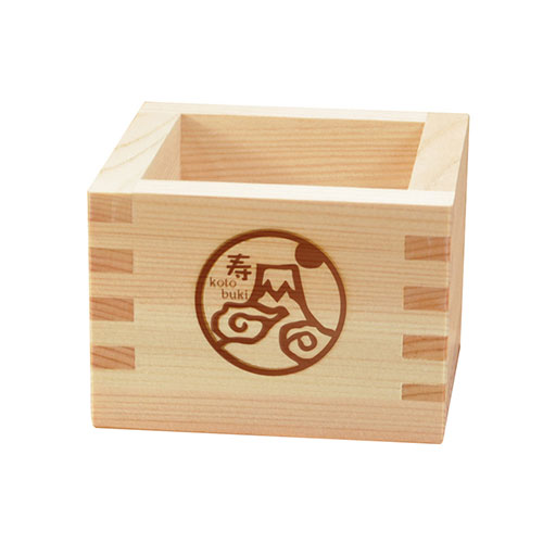 【10個セット】 ヤマコー てまひま工房 ひのき縁起桝(1合桝) ひのきの香りが清々しい冷酒にぴったりの枡 寿富士 yamaco83839X10