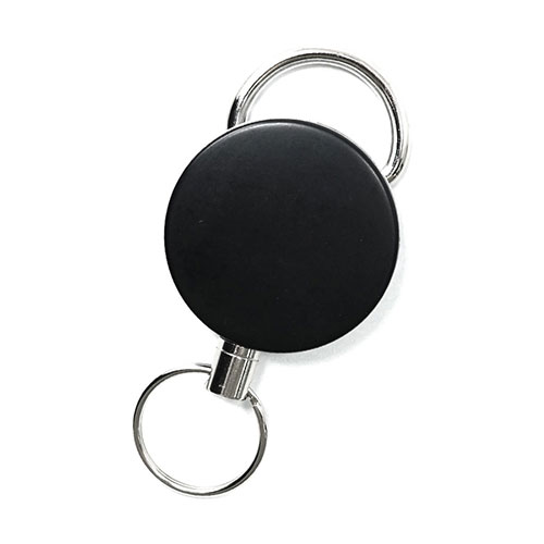 【5個セット】 リッチボンド TIGER Dカン・キーバックワイヤー 60cm 便利なベルトクリップ付き KW-2533X5