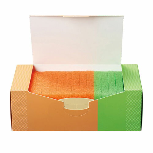 【18個入×10セット】 マイピカ 毎日つかいきりスポンジ 毎日とりかえて使えるので衛生的 にんじんモチーフ SP-36249X10