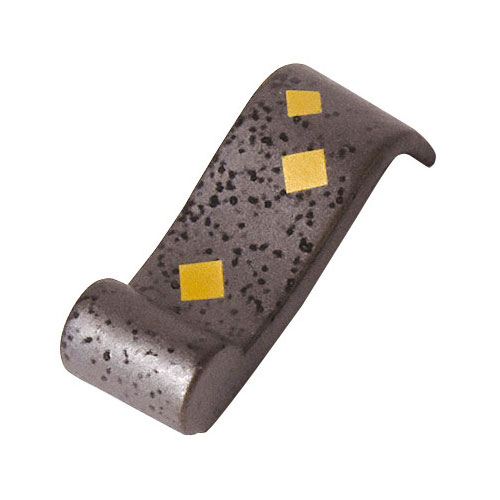 【10個セット】 ヤマコー 用美 業務用 陶器巻型箸置 砂地 yamaco15584X10