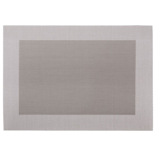 【10枚セット】 ヤマコー 用美 業務用 洗える樹脂マット(フレーム柄)シルバー yamaco14267X10(3)