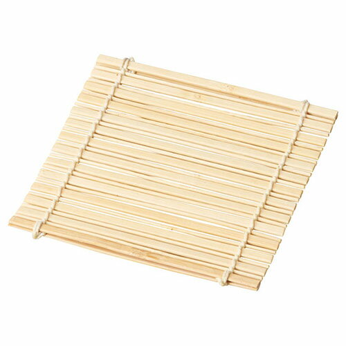 【5枚セット】 ヤマコー 用美 業務用 京竹すだれ きなりコースター yamaco38676X5