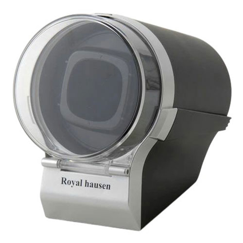 Royal hausen ロイヤルハウゼン ワインダー ワインディングマシーン 1本巻 大事な腕時計を大切に保管 シルバー SR097SV