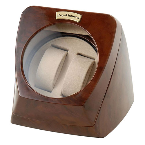 Royal hausen ロイヤルハウゼン ワインダー ワインディングマシーン 2本巻 腕時計自動巻き上げ式 スタイリッシュなデザイン RH003