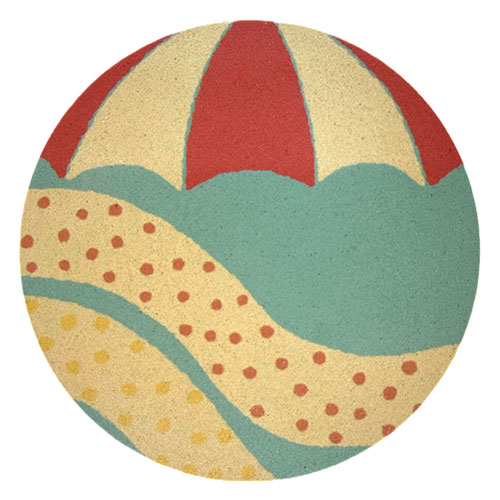 とさ通信 驚異の吸水力 ヴェリコットコースター アップサイクル品(リサイクル素材) ビーチ VK-014