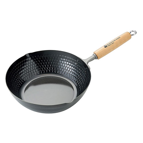Rakuten - よこやま 燕熟の技 槌目入 いため鍋28cm 熱効率・保温性に優れた槌目入りの鉄製いため鍋 EJT-802