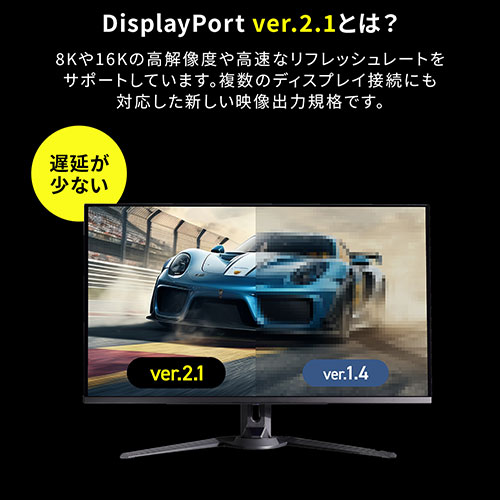 サンワサプライ DisplayPort ver.2.1ケーブル1.5m DP80 KC-DP8015